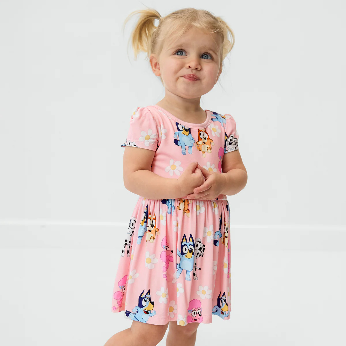 Bluey Garden Games Skater Dress with Bodysuit | Little Sleepies