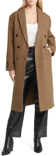 Topshop Smart Double Breasted Coat | Nordstrom | Nordstrom Canada