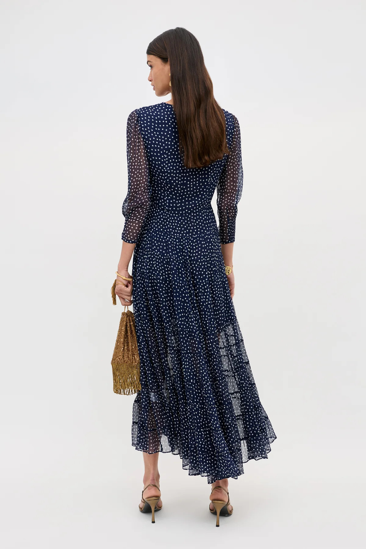 Kristen - Navy Polka Dot | Rixo