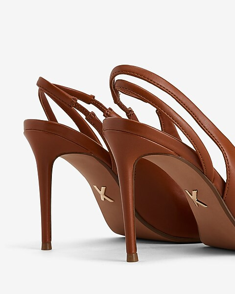 Brian Atwood X Express Double Slingback Strap Pumps | Express