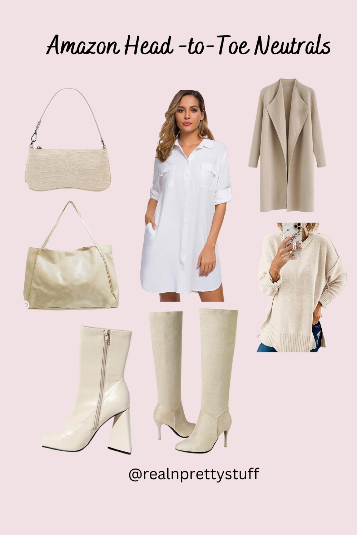 Regardless of your style type, a fully neutral look can work for anyone. If you’re going for a bohemian vibe, just add a straw tote. For more of a chic style type try pair of neutral kitten heels or a leather trench coat. 🤍🤍

Happy shopping babes😍🥰


#amazonneutrals #amazonfallfashion #amazonfinds #amazonfasjion #amazontrendingfashion #fallfashiontrending #trendingclothes

#LTKstyletip #LTKunder100 #LTKsalealert
