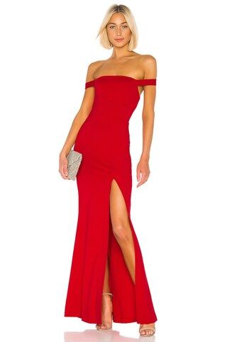 Lovers + Friends Caspian Gown in Fiery Red from Revolve.com | Revolve Clothing (Global)