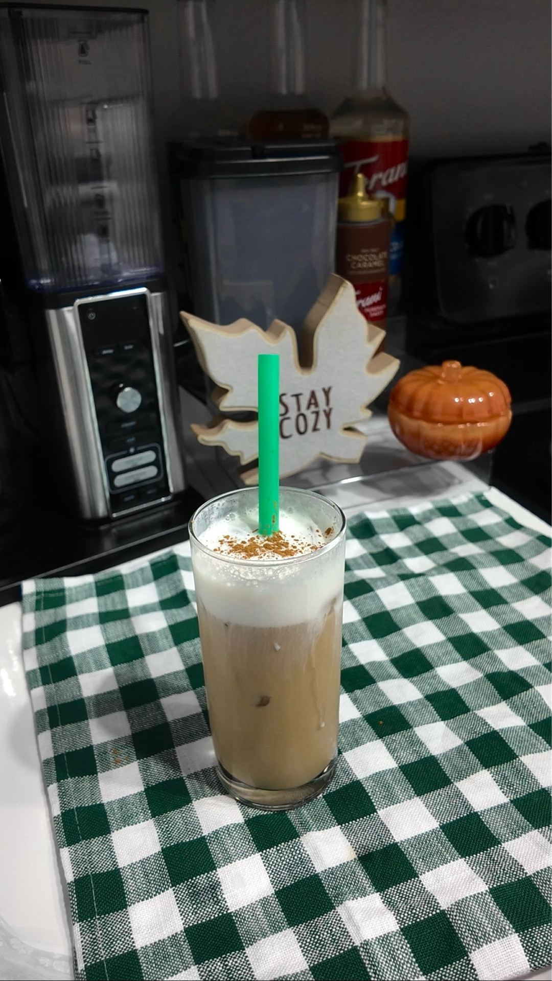🍁 || #fallicedcoffee #pumpkinspicecoffee #falldrinks #easyfallcoffee 

#LTKHalloween #LTKSeasonal