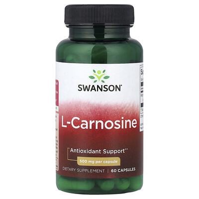 Swanson Vitamins, L-Carnosine , 500 mg, 60 Capsules | iHerb