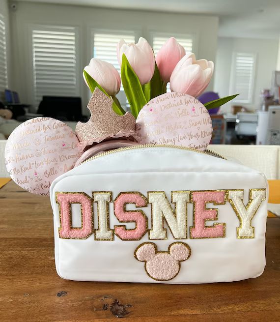 Disney Personalized LARGE Makeup Bag Toiletry Bag Cosmetic Bag | Etsy | Etsy (US)