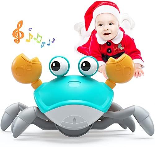 Yeaye Crawling Crab Baby Toy Gifts，Infant Tummy Time Toys, Cute Dancing Walking Moving Babies S... | Amazon (US)
