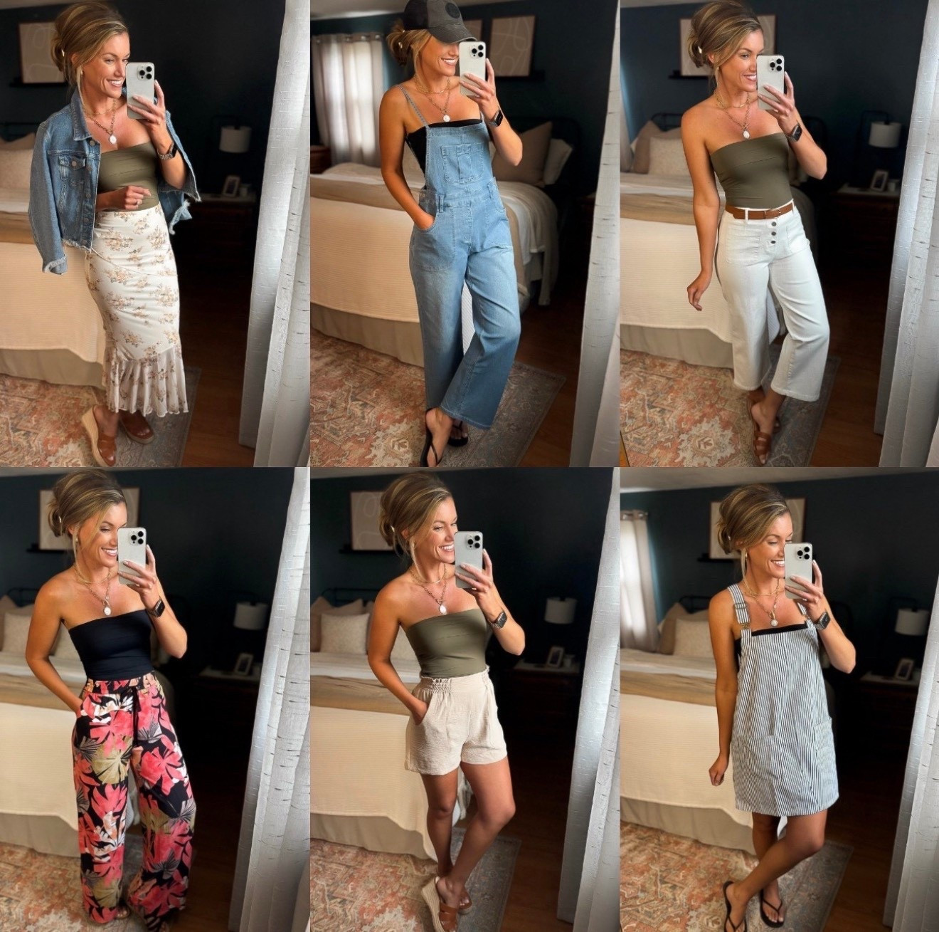 Styling this Amazon tube top 6 different ways. Currently on sale. TTS, wearing medium  

#LTKStyleTip #LTKSeasonal