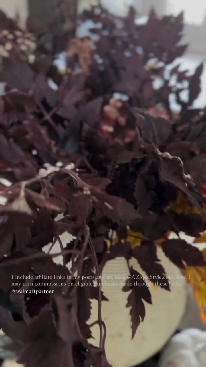 🍂🌵🧡My fall starts when decorating my home with these fantastically beautiful cimicifuga plum stems. I cannot stop bragging how realistic and beautiful they are! I have a plum tree in my backyard because I love the look of plum trees, plum stems, these blossom and fleur is just amazing. Contrasting the blue skies rich purple colors look beautiful. This faux plum stems that I use over and over in my home decor are so true looking and beautiful. 36 inch height, adjustable, so versatile. I could use them all year round in case I did not have another seasonal love my realistic green stems:)  #walmartpartner #aziquestyle #plumstems #fauxstems #fakestems #realisticstems #homestyling #interiordesign #smallbusinessowner #smallbusinesssupport #localbusinesses #scottsdalebusiness #aziquestyle #arizonabusiness #arizonalocal #arizonalocalbusiness #arizonadesign

#LTKSeasonal #LTKVideo #LTKHome