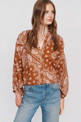 Sidney 100% Cotton Batwing Blouse | Anthropologie (US)