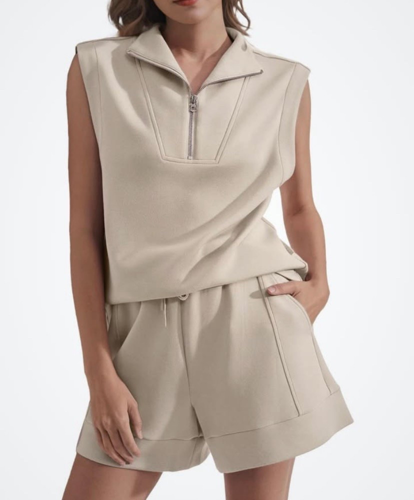 The must have summer 2 piece set!

4.5
4.5 out of 5 stars
(206)
Glamaker Women's Two Piece Short Sets Summer Lounge Sweatsuits Air Essentials Sleeveless Outfits Travel Tracksuit

#LTKFindsUnder50 #LTKStyleTip