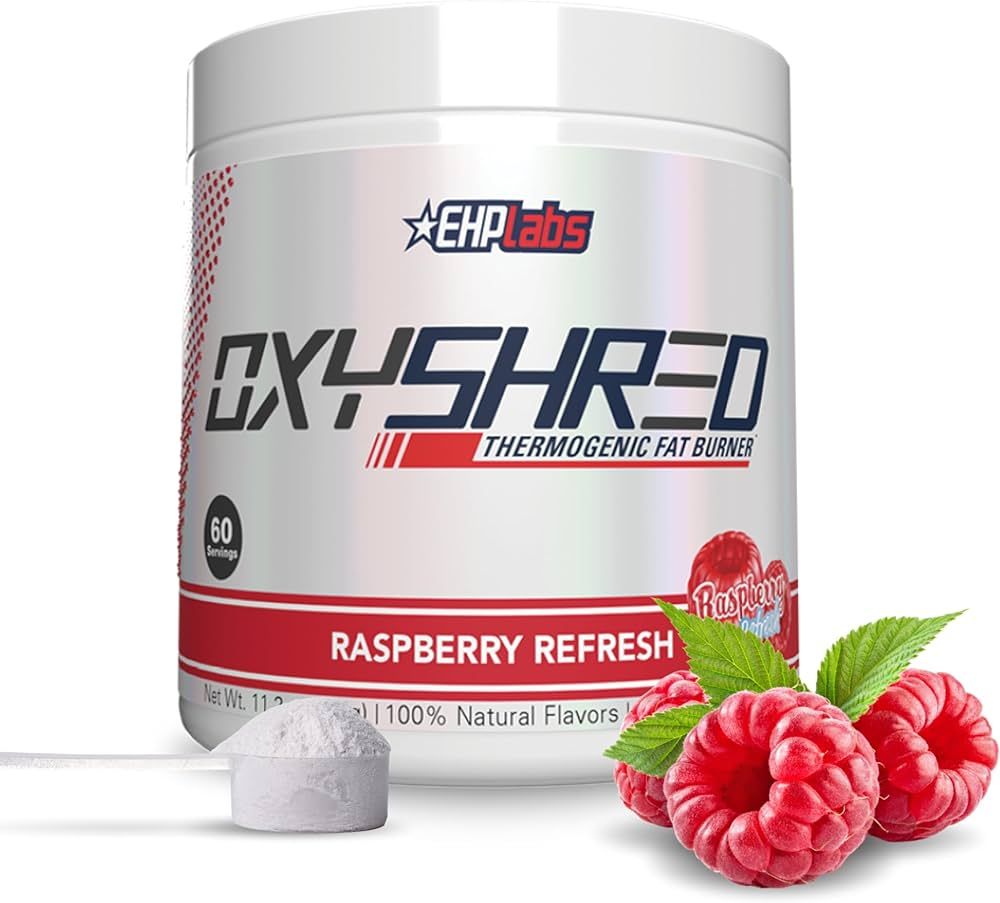 EHP Labs OxyShred Thermogenic Pre Workout Powder & Shredding Supplement - Clinically Proven Prewo... | Amazon (US)