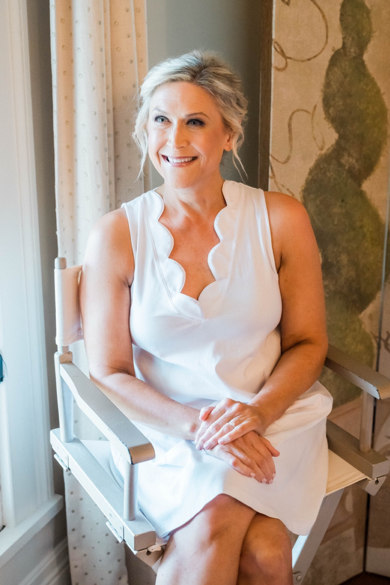 Nightgown scalloped Lake pj’s pajamas wedding getting ready outfit pearls white bride bridesmaids special event tank cotton pima robe gown

#LTKStyleTip #LTKWedding #LTKOver40