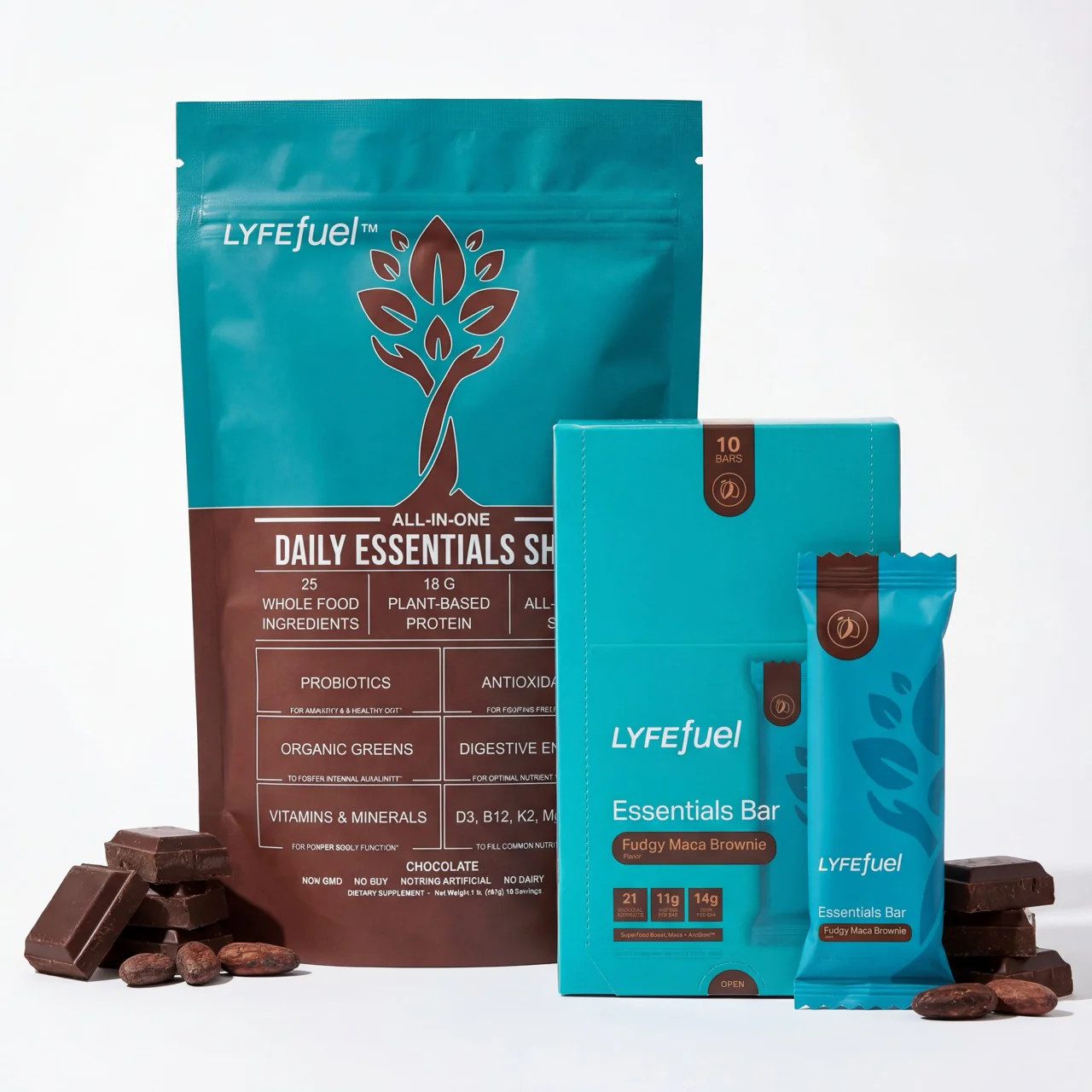 Essentials Shake & Bar Bundle | LyfeFuel (US)
