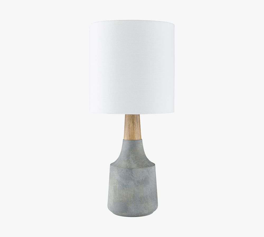 Cowan Petite Ceramic & Wood Table Lamp | Pottery Barn (US)
