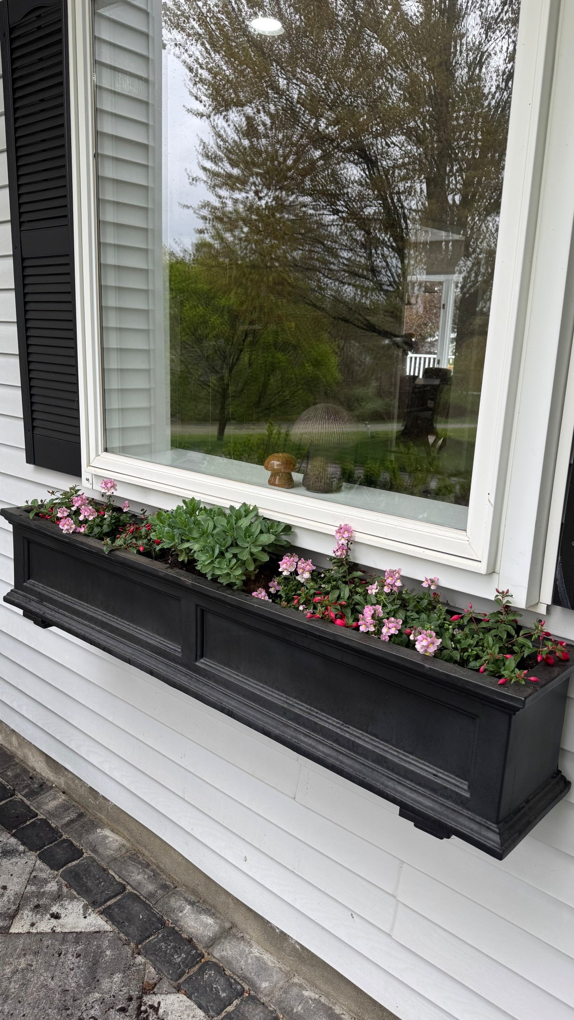 Black window box 🌷🪻 we have the 60 inch size but they also have different sizes! 

#LTKSeasonal #LTKHome