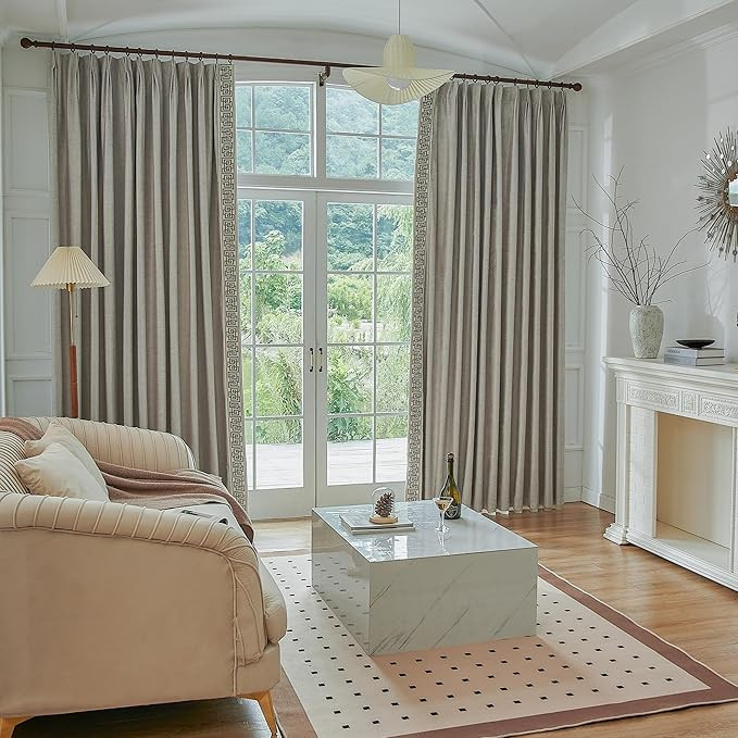 VisionaryHomeDesign Athena Velvet Curtains for Bedroom Living Room Thermal Insulated Blackout Cur... | Amazon (US)