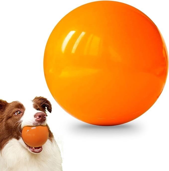 DLDER Dog Balls Indestructible,Solid Rubber Dog Toys,Durable Bouncy Dog Toys Ball for Aggressive Che | Amazon (US)