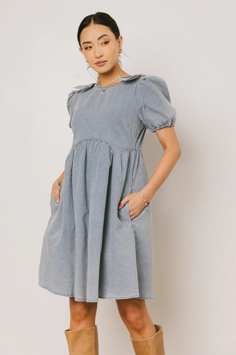Archer Denim Mini Dress | Böhme US