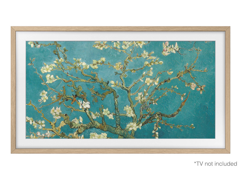 (2023) 32" The Frame Customizable Bezel - Modern Teak | Samsung