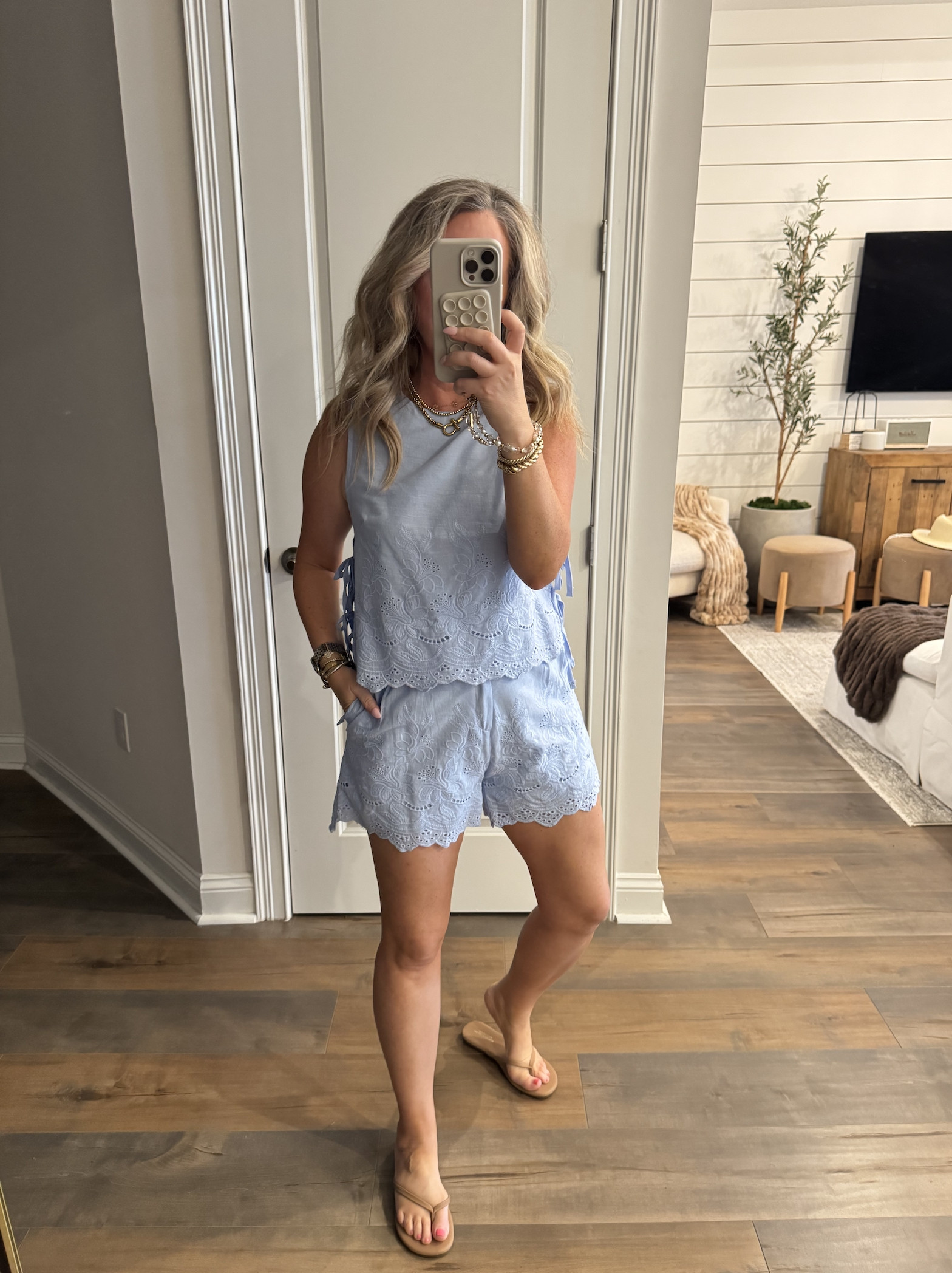 The sweetest light blue shorts and tank lace set perfect for warm weather. ☀️ Wearing size M!

Amazon, spring, summer, fashion, finds, affordable, women’s, outfits, trendy, casual, chic, wardrobe, essentials, style, inspo, clothing, deals, budget, everyday, warm-weather, staples, looks, aesthetic, minimal, versatile, comfortable, flattering, modern, seasonal, must-haves. 

 #LTKootd #LTKSeasonal