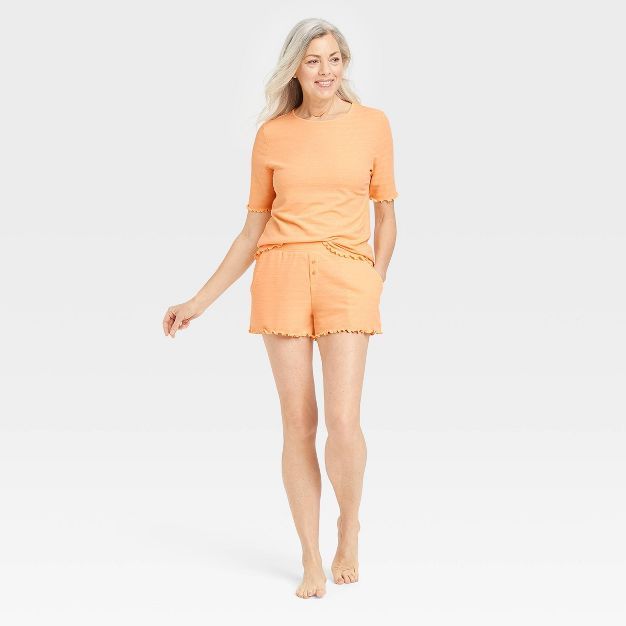 Women's Textured Knit Pajama Set - Stars Above™ | Target