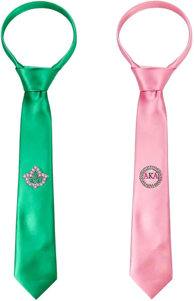 4/8 Pcs Pink and Green Sorority Tie Pin Set for Sisters, Matching Greek Life Accessories for Foun... | Amazon (US)