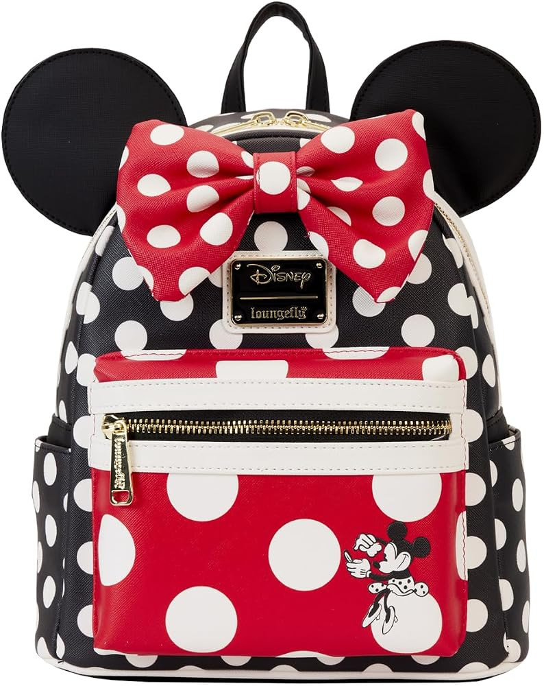 Loungefly Disney Minnie Mouse Rocks the Dots Double Strap Shoulder Bag | Amazon (US)
