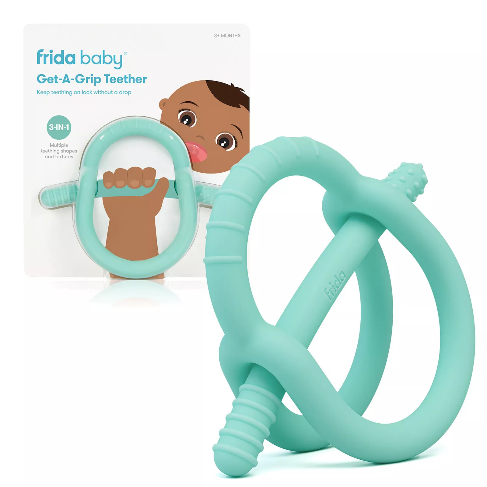 Frida Baby Get-A-Grip Teether, White | Kohl's