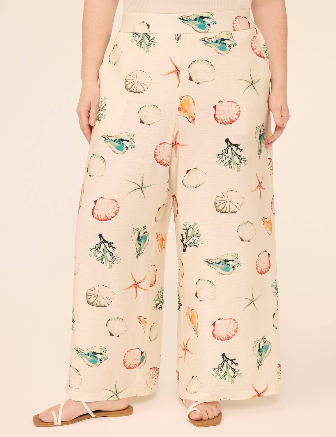Pull-On High-Rise Flowy Wide Leg Pant | Lane Bryant (US)