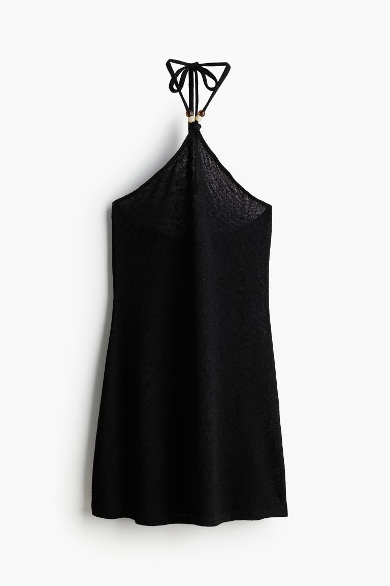 Bead-detail Halterneck Dress | H&M (US + CA)