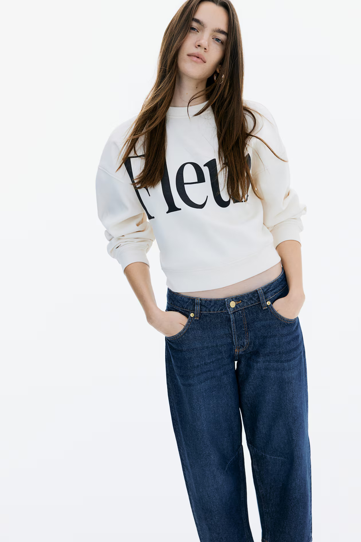 Barrel Regular Cropped Jeans | H&M (US + CA)