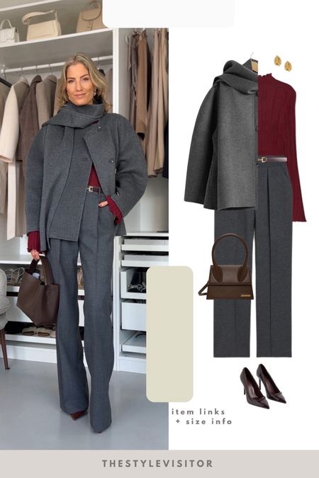 Fall to winter work outfit ✨

Read the size guide/size reviews to pick the right size.

Leave a 🖤 to favorite this post and come back later to shop

Shawl coat, scarf coat, grey wool coat, &otherstories 

#LTKSeasonal #LTKworkwear #LTKeurope