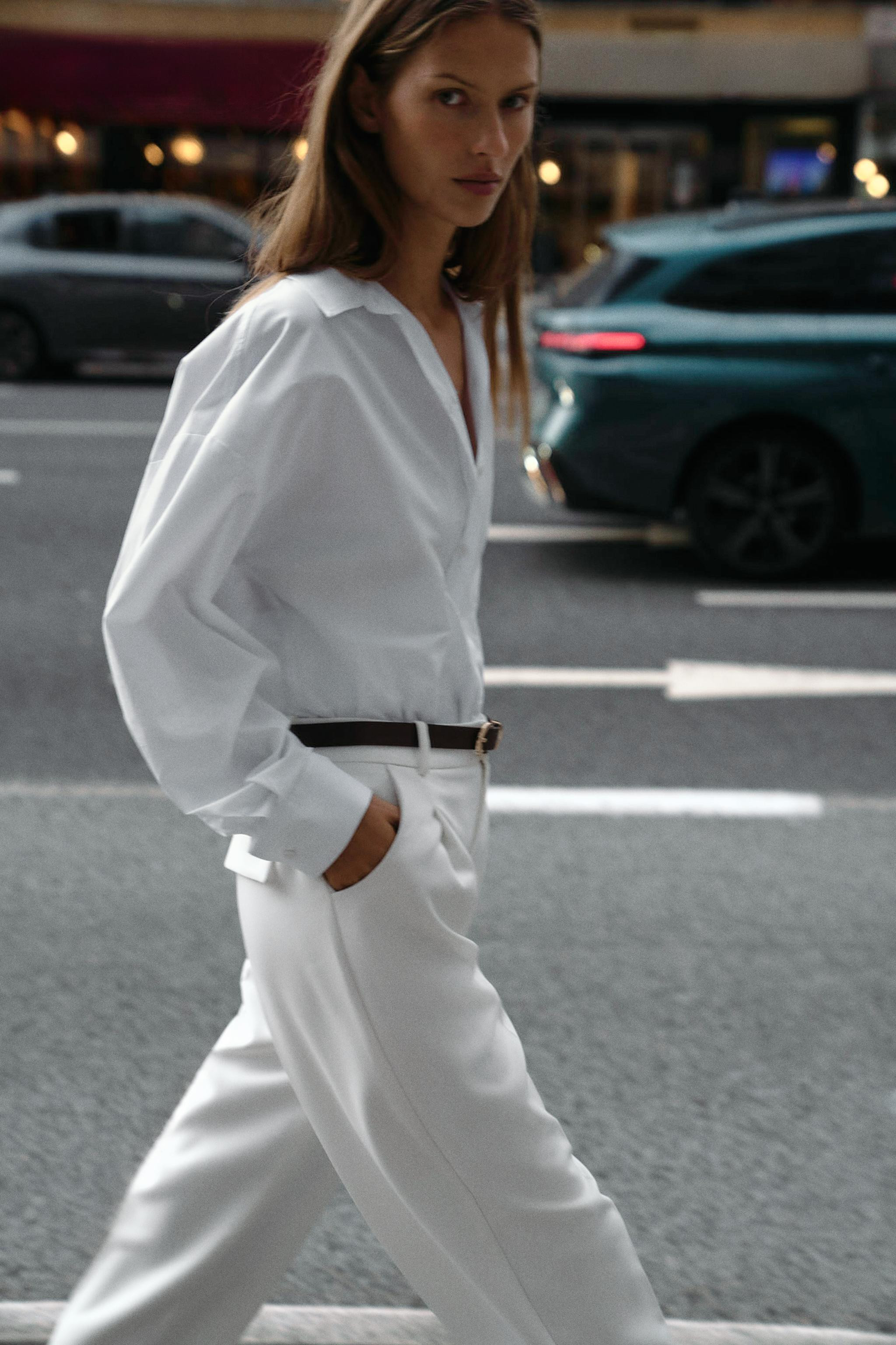 BELTED PLEATED PANTS | Zara US