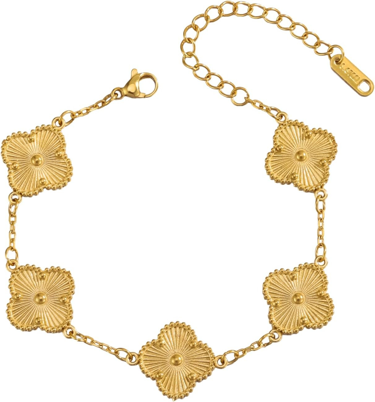 Luxury Jewelry Bracelet for Women,Adjustable Link Double Sided Jewelry, Lovely Fashion Jewelry Gift for Women | Amazon (US)