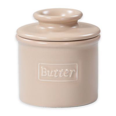 Butter Bell® Cafe Crock in Matte Beige | Bed Bath & Beyond