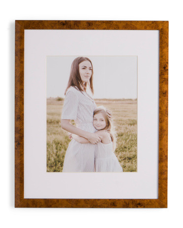 16x20 Matted 11x14 Burlwood Wall Picture Frame | TJ Maxx