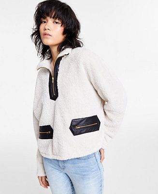 LNA Half-Zip Fleece  & Reviews - Sweaters - Women - Macy's | Macys (US)