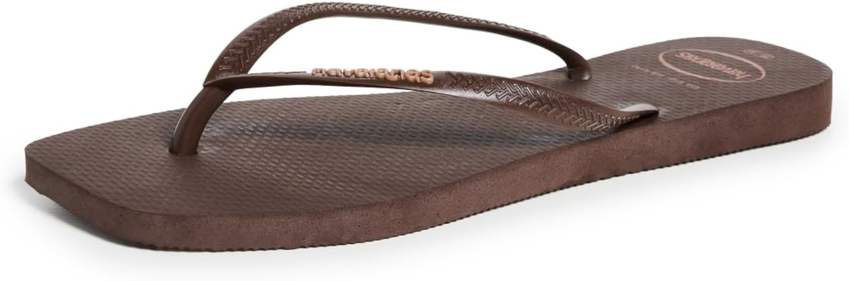 Havaianas Women's Slim Square Logo Pop Up Flip Flops | Amazon (US)