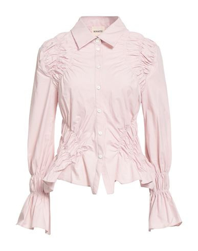 Khaite Woman Shirt Pink Size 2 Cotton | YOOX (US)