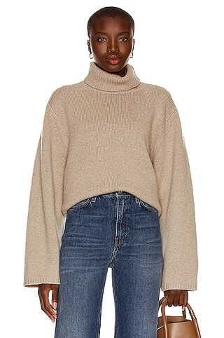 Wool Cashmere Turtleneck Sweater | FWRD 