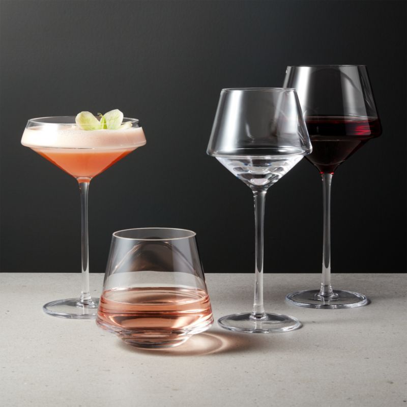 Joplin Stemware Wine Glass Set | CB2 | CB2