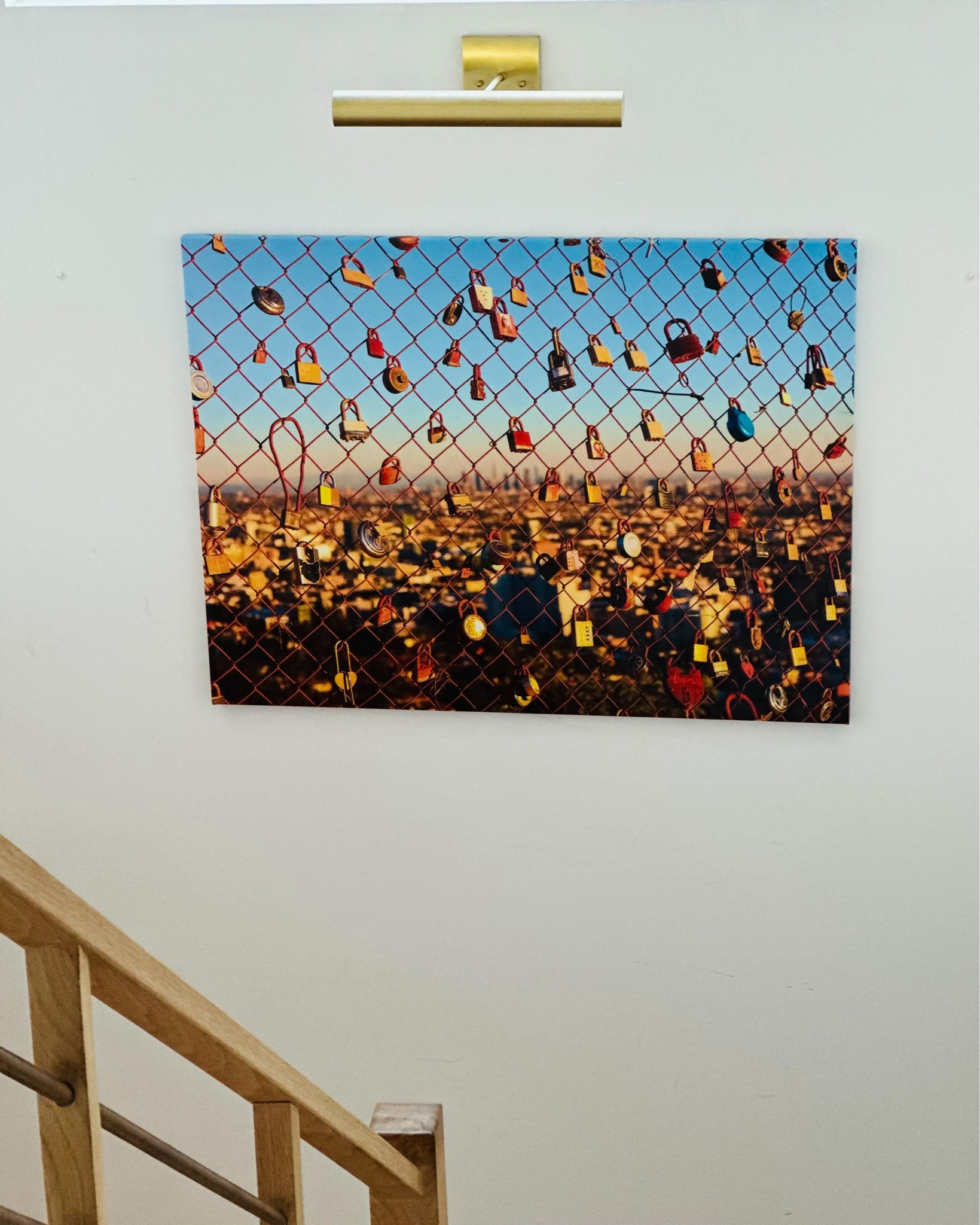 Taken in the Hollywood Hills,  a look at L.A. through the locks of love. This is one of my favorite photos💙

#LTKhome