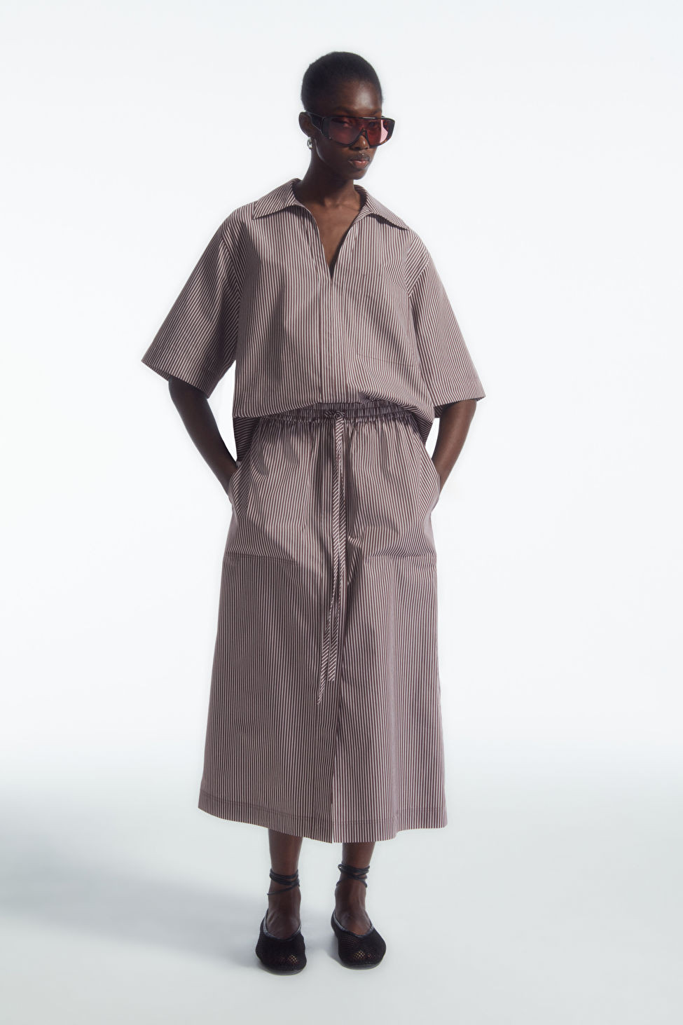 DRAWSTRING MIDI SKIRT | COS UK