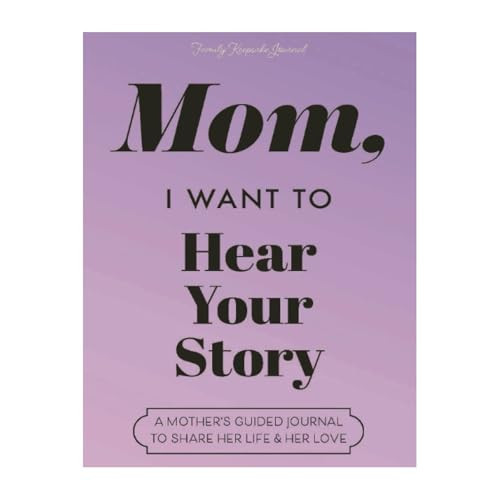 Mom, I Want to Hear Your Story, Wrapped Hardback, A Mother's Guided Journal to Share Her Thoughts and Memories, A Guided Journal for Mothers Meaningful Memory Journal for Mom Gifts for Mom Purple | Amazon (US)