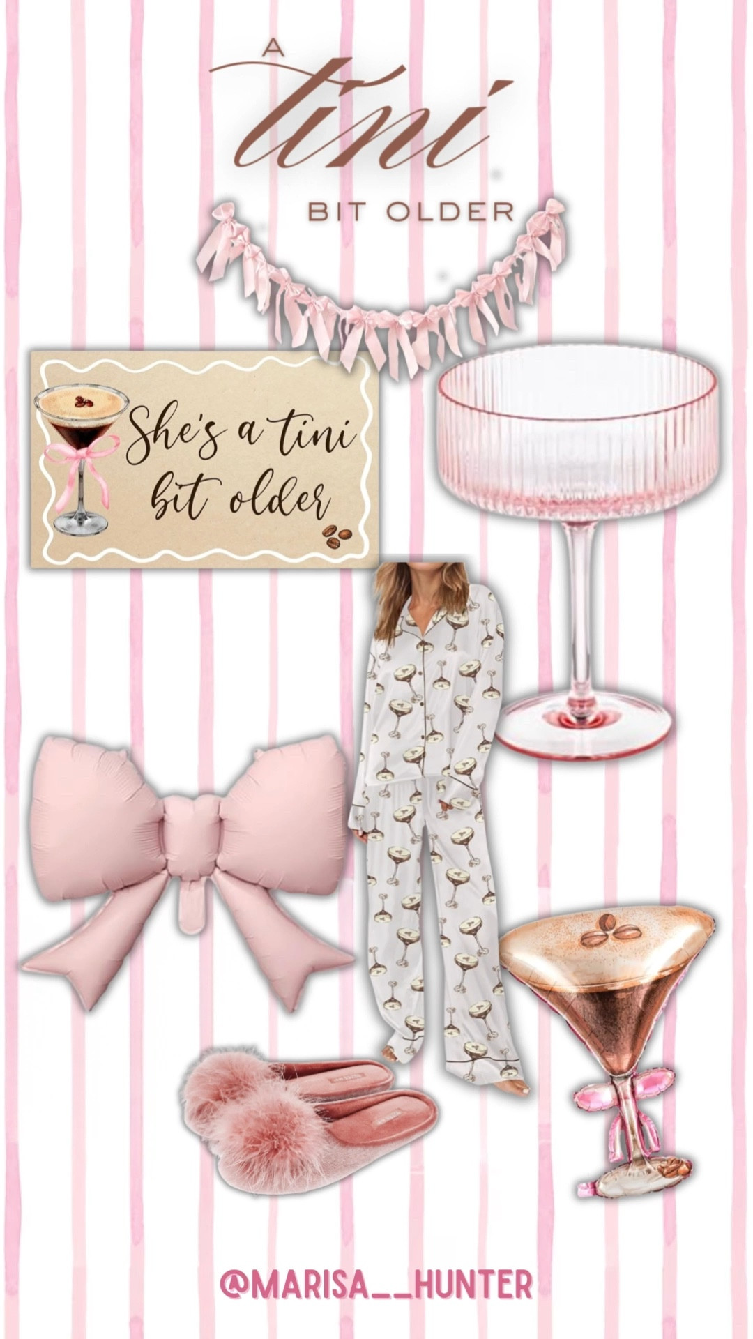 A tini birthday party 🥳 

Espresso martini birthday party theme bows pink party decor Valentine’s Day galentines day girls weekend matching pajamas mom style ootd 
#LTKparties

#LTKmomlife #LTKootd