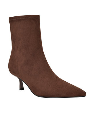 Women's Yanka Pointed Toe Kitten Heel Dress Booties | Macy's