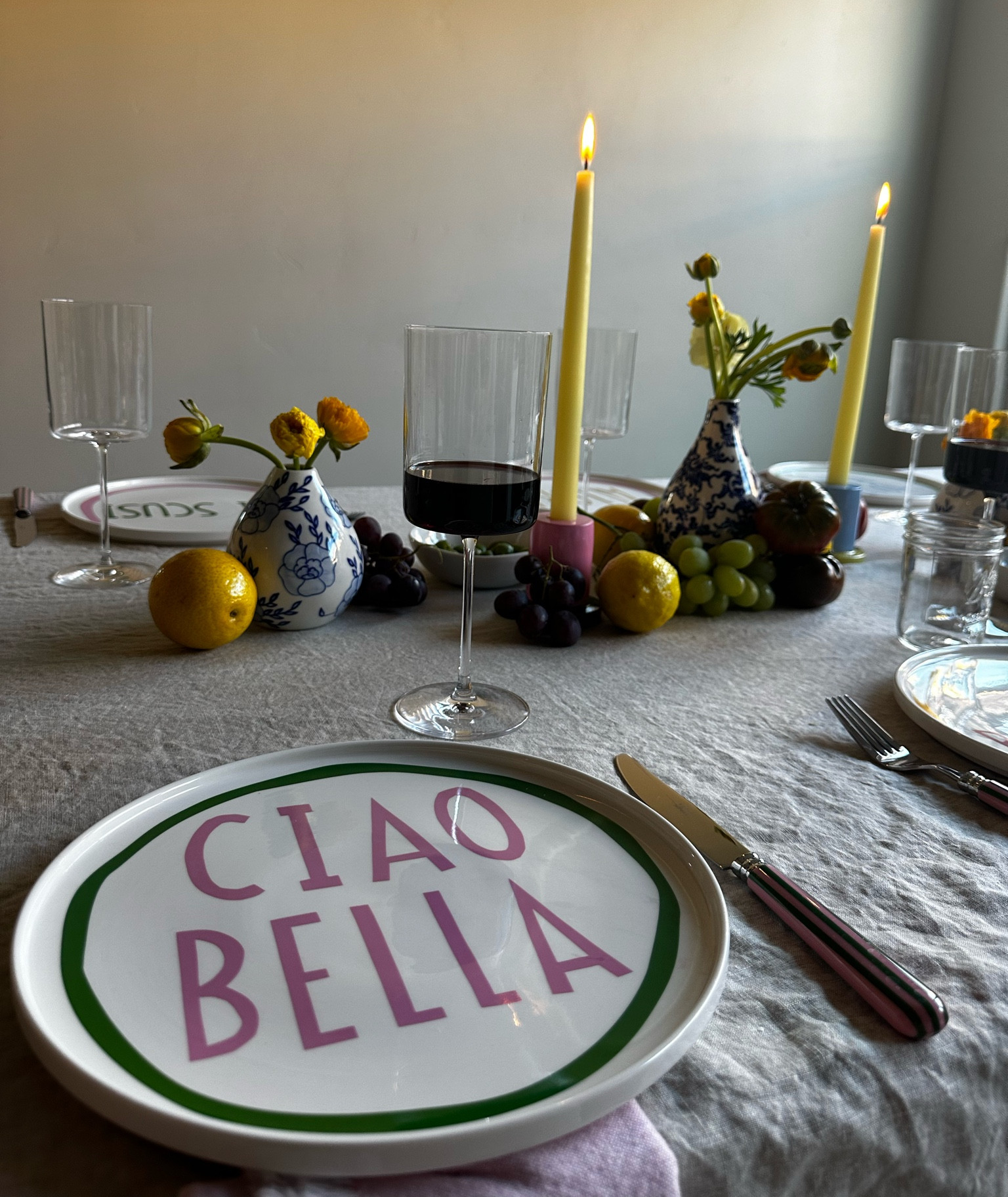 Italian dinner party plates 🍋

#LTKhome #LTKparties