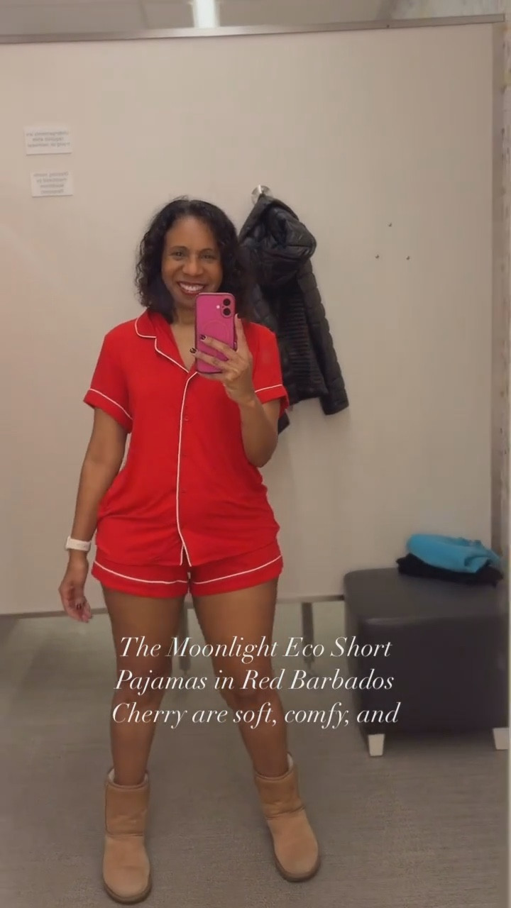 Nordstrom Moonlight Eco Short Pajamas (S) in Red Barbados Cherry ❤️
These classic PJs come in a shorts version—perfect if you live somewhere warm or just prefer a breezier fit. Soft, comfy, and great for holiday lounging. Linked here! 

#LTKGiftGuide #LTKSeasonal #LTKHoliday