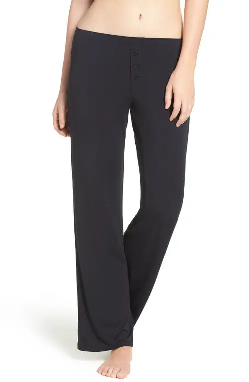 PJ Salvage Jersey Pajama Pants in Black at Nordstrom, Size X-Small | Nordstrom