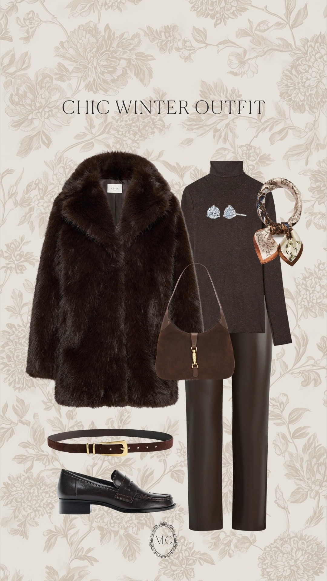 A chic winter outfit 🤎❄️ 

#LTKootd #LTKFindsUnder100 #LTKGiftGuide